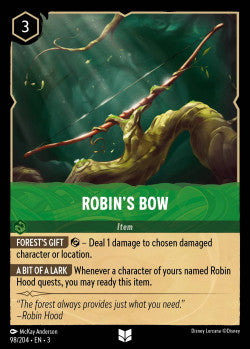 098/204 Robin's Bow Disney Lorcana into the inklands Uncommon