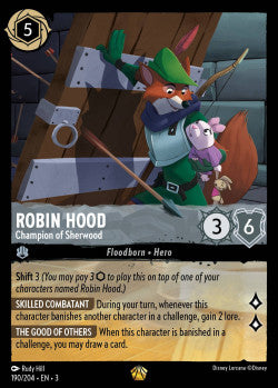 190/204 Robin Hood - Champion of Sherwood Disney Lorcana into the inklands Legendary