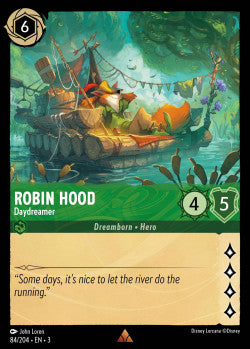 084/204 Robin Hood - DaydreamerDisney Lorcana into the inklands  Rare