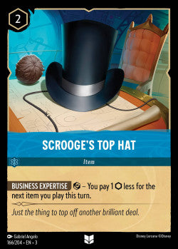 166/204 Scrooge's Top Hat Disney Lorcana into the inklands Uncommon