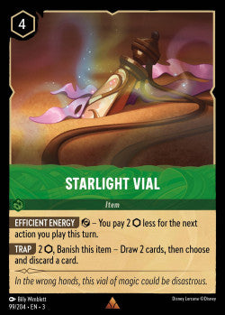 099/204 Starlight Vial Disney Lorcana into the inklands Rare