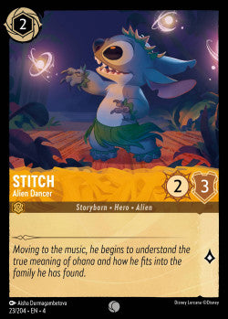 023/204 Stitch - Alien Dancer Disney Lorcana Ursula’s Return Common