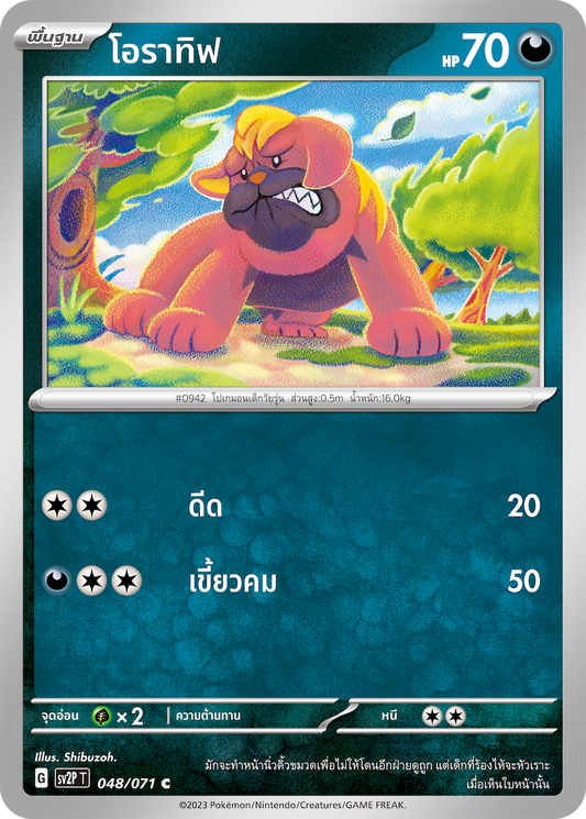048 071 SV2P T Snow Hazard Oratif (C)