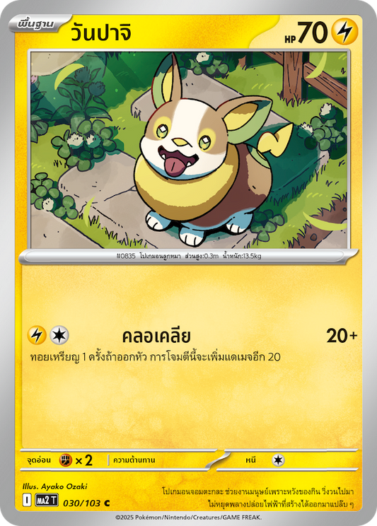 030/103 MA2 T THAI Indigo Fire T Paji Day(C)