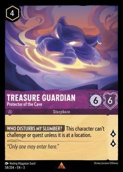 058/204 Treasure Guardian - Protector of the Cave Disney Lorcana into the inklands Rare