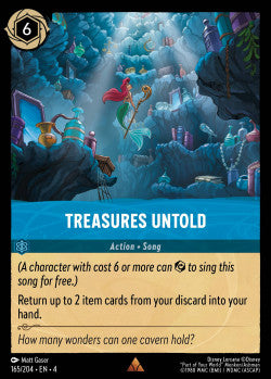 165/204 Treasures Untold Disney Lorcana Ursula’s Return Rare