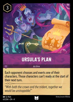 063/204 Ursula's Plan Disney Lorcana Ursula’s Return Uncommon