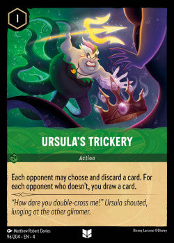 096/204 Ursula's Trickery Disney Lorcana Ursula’s Return Uncommon