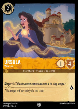 025/204 Ursula - Vanessa Disney Lorcana Ursula’s Return Common