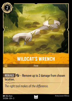 031/204 Wildcat's Wrench Disney Lorcana into the inklands Uncommon