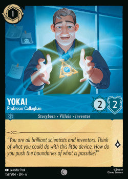 158/204 Disney Lorcana Azurite Sea Yokai - Professor Callaghan Common