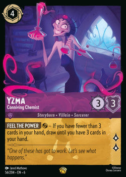 56/204 Disney Lorcana Azurite Sea Yzma - Conniving Scientist Legendary