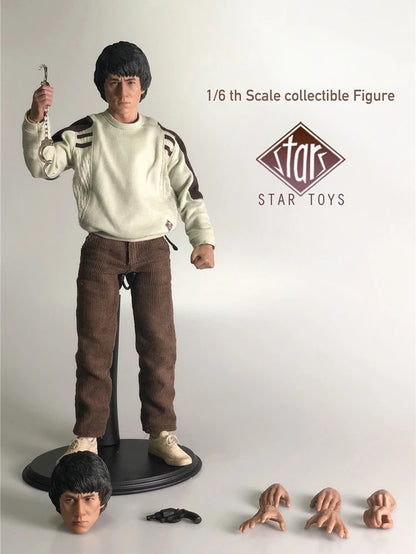 Star Toys STT-001 1/6 Collectible Movable Man Action Figure Jackie Chan 90S Movie Police Story Role Mini 12" Full Set Soldier