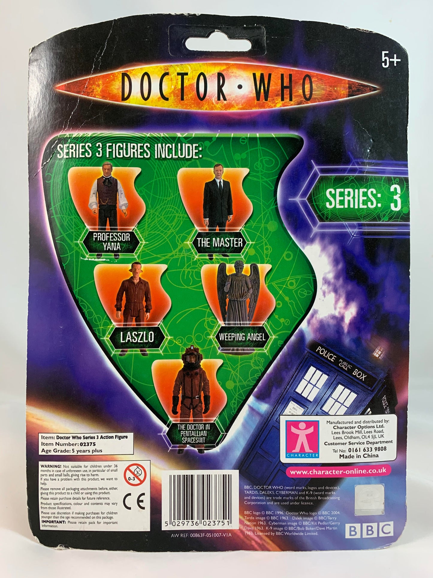 2006 Character Options Dr Who Series 3 Laslo MOC - Action Figure