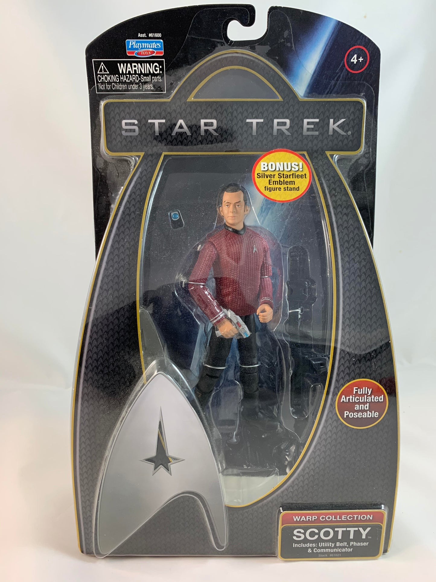 Playmates Star Trek Warp Collection Scotty MIB - Action Figure