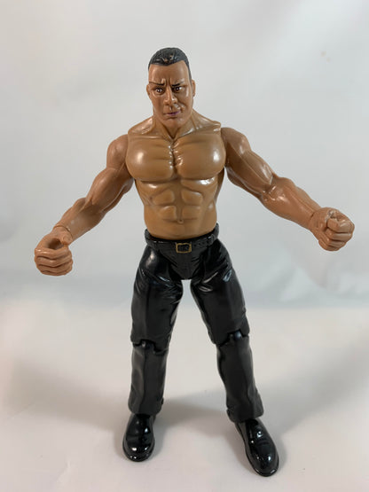 1999 Jakks Pacific Titon Tron WWE The Rock Wrestling Figure. - Loose Action Figure