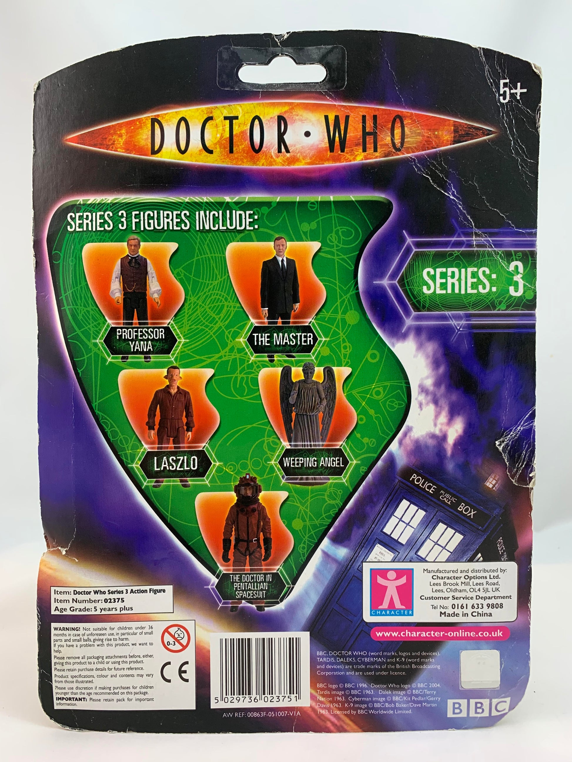 2007 Character Options Dr Who Series 3 Doctor ( Pentallian Space Suit) MOC - Action Figure