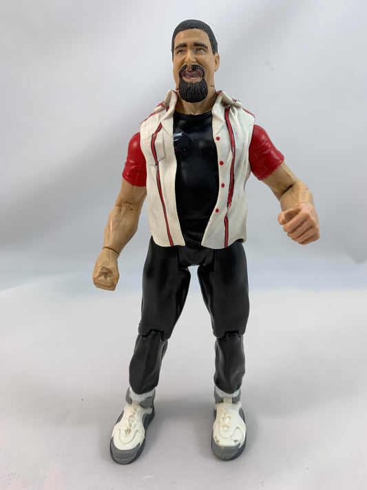 Jakks Pacific Mick Foley TTL Wrestling Figure White Attitude shirt Mankind - Loose Action Figure