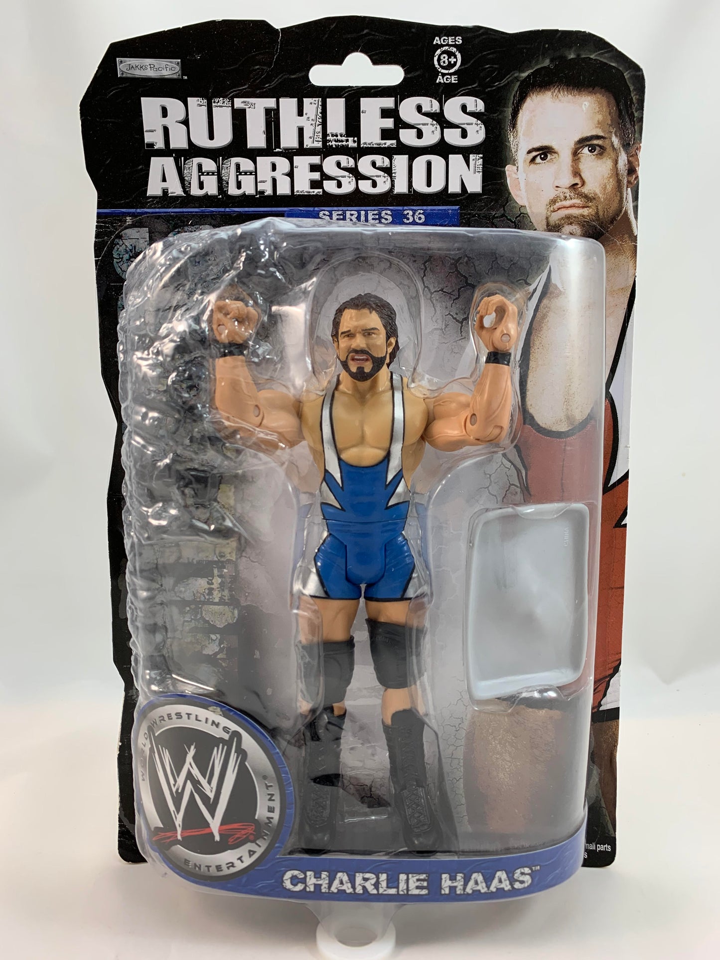Jakks Pacific 2008 Charlie Haas Ruthless Aggression Series 36  MOC - Action Figure
