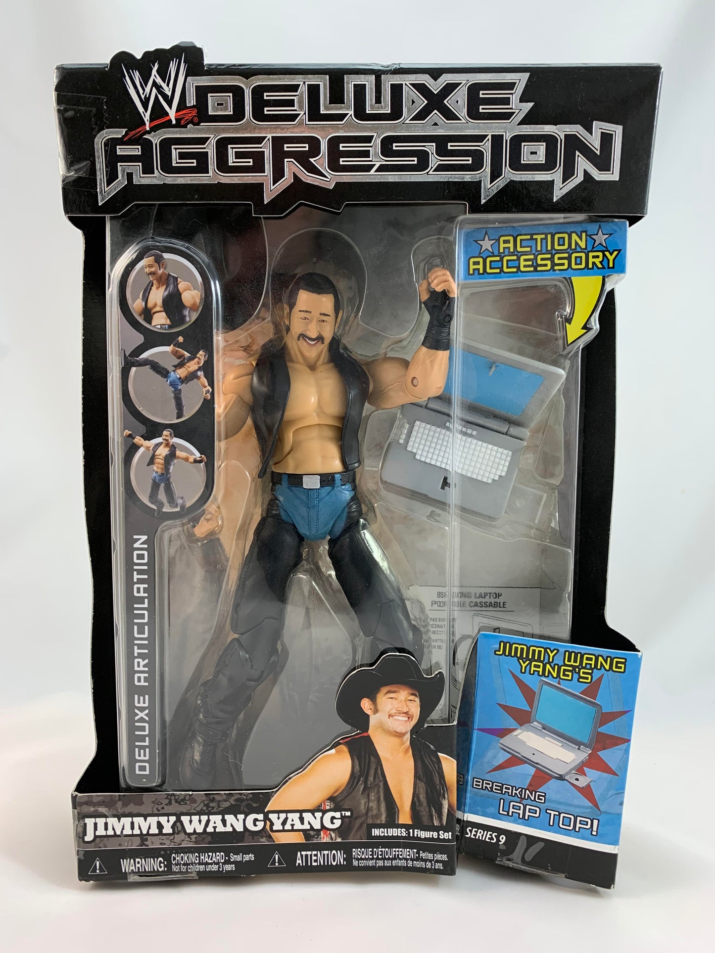 Jakks Pacific Deluxe Aggression Series 9 Jimmy Wang Yang - Action Figure