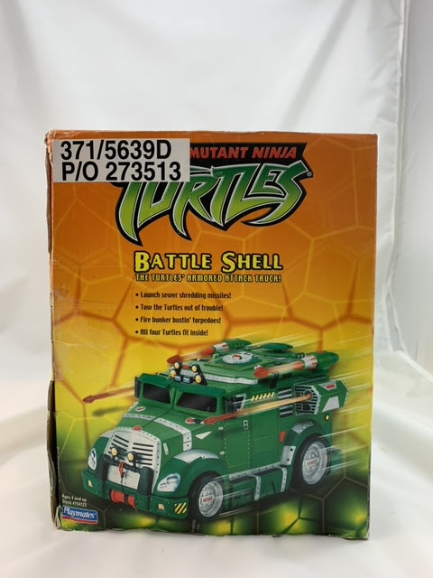 Playmates 2002 Teenage Mutant Ninja Turtles TMNT Battle Shell Armored Truck with original box - Vehicle