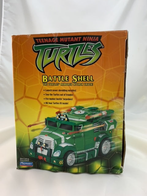 Playmates 2002 Teenage Mutant Ninja Turtles TMNT Battle Shell Armored Truck  with original box