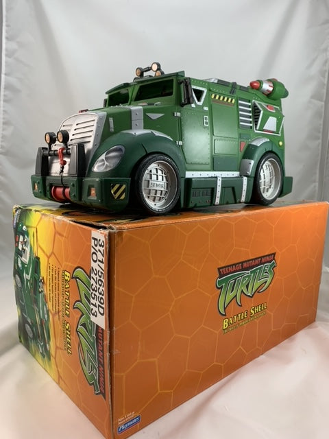 Playmates 2002 Teenage Mutant Ninja Turtles TMNT Battle Shell Armored Truck with original box - Vehicle