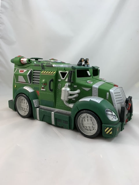 Playmates 2002 Teenage Mutant Ninja Turtles TMNT Battle Shell Armored Truck with original box - Vehicle