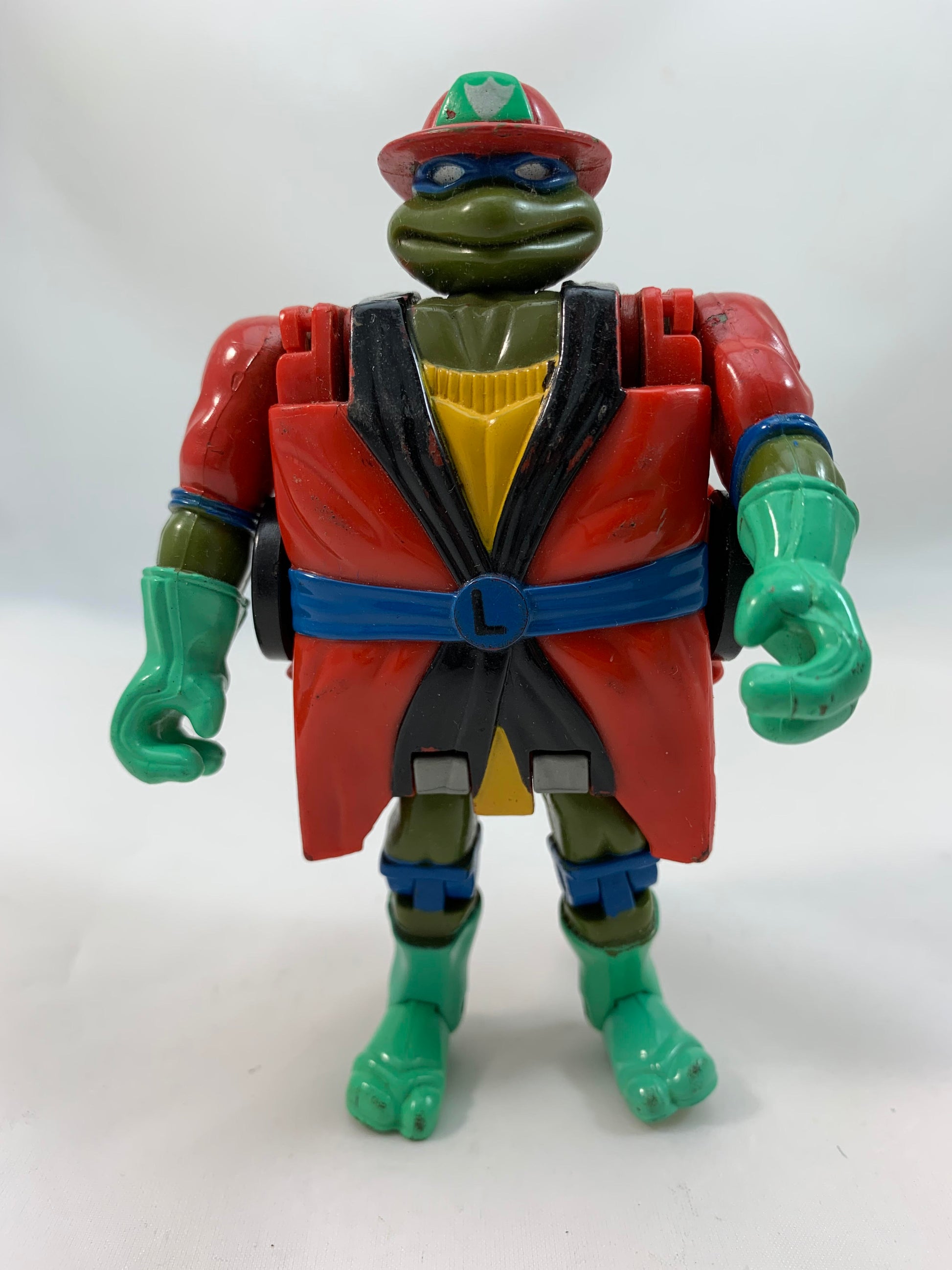 Playmates Teenage Mutant Ninja Turtles TMNT Road Ready Leonardo 1993 - Loose