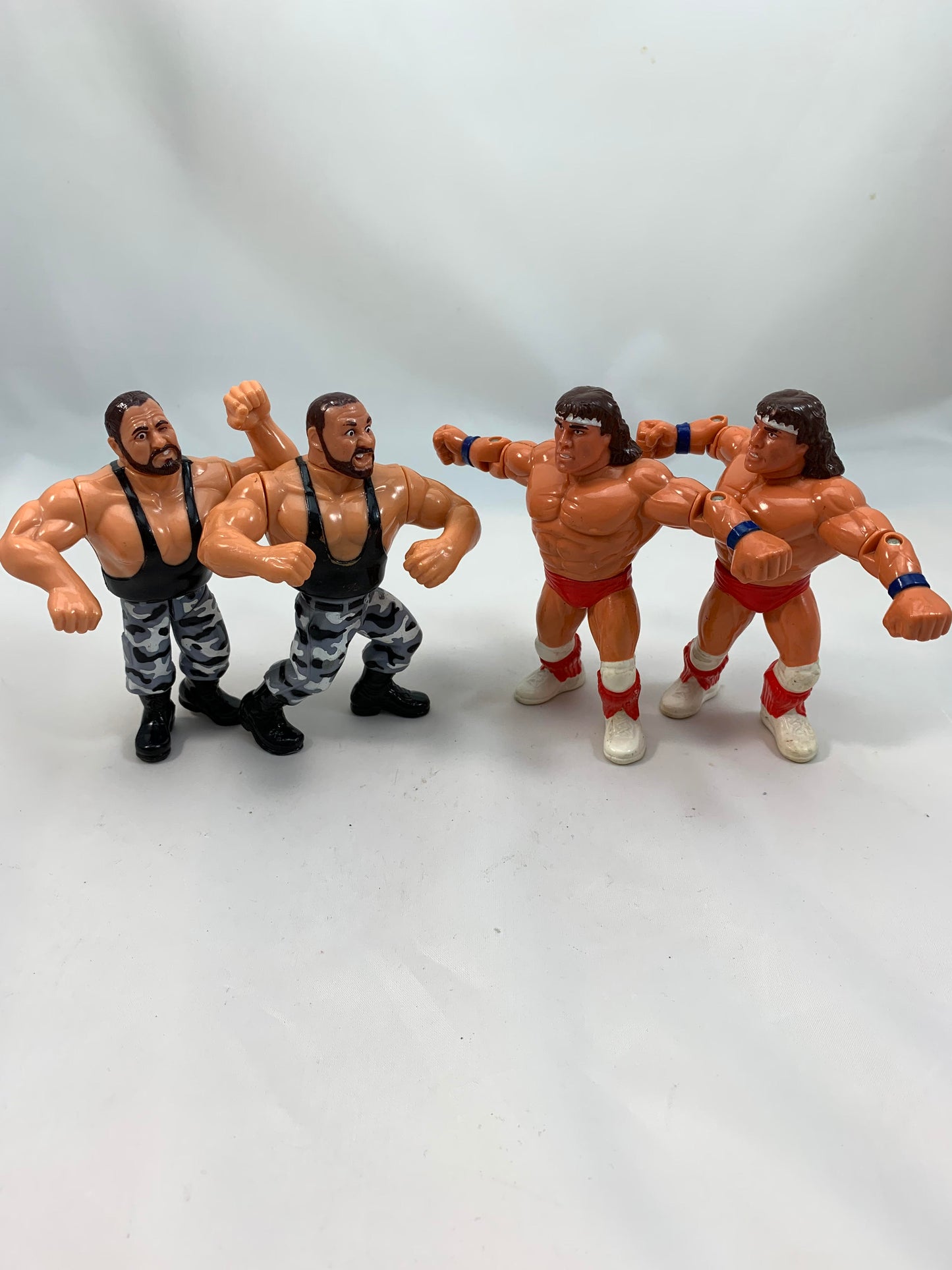 Hasbro WWE/WWF Series 2 - Bushwhackers - Luke - Butch - 1991 - Loose