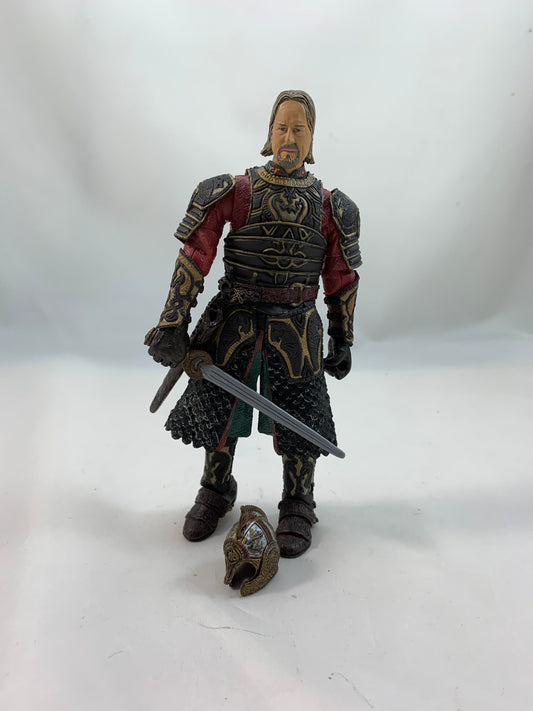 Toy Biz LORD OF THE RINGS MINT & LOOSE ACTION FIGURE - KING THEODEN IN BATTLE ARMOUR - Loose