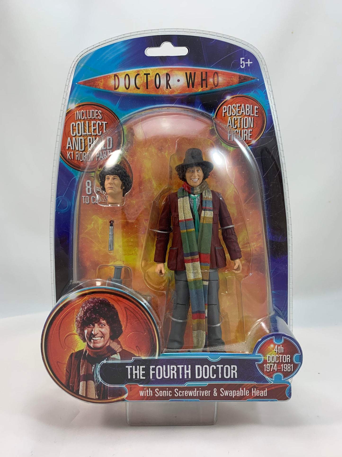 Character Options Dr Who MOC The Fourth Doctor Poseable Action Figure - MOC