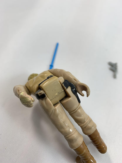 Vintage Star Wars Luke Skywalker Bespin Figure Brown Hair Variant No COO Complete Repro Weapons - Loose