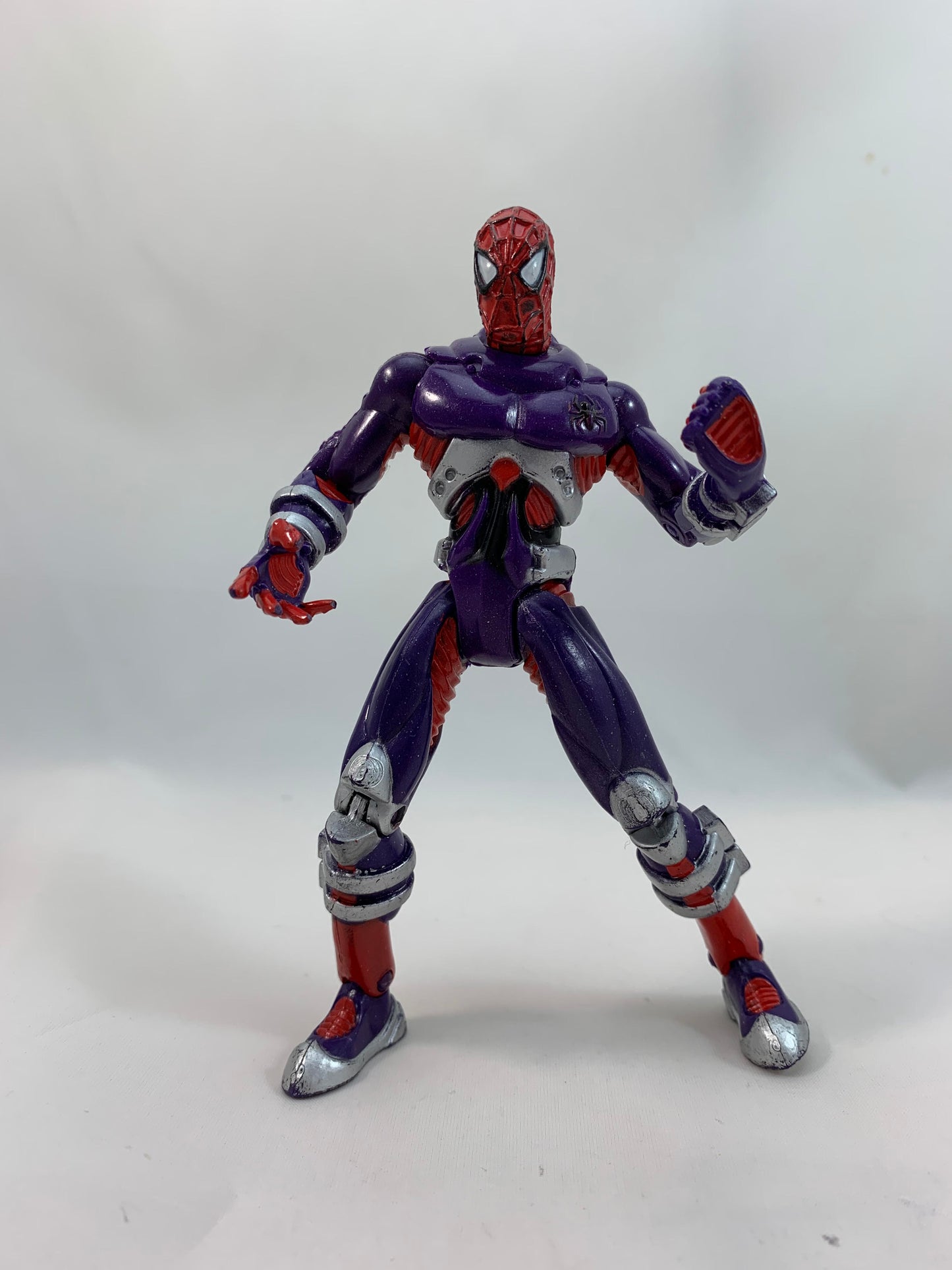 Vintage Toy Biz Marvel Legends Universe Spider-Man Purple Armour 1997 - Loose