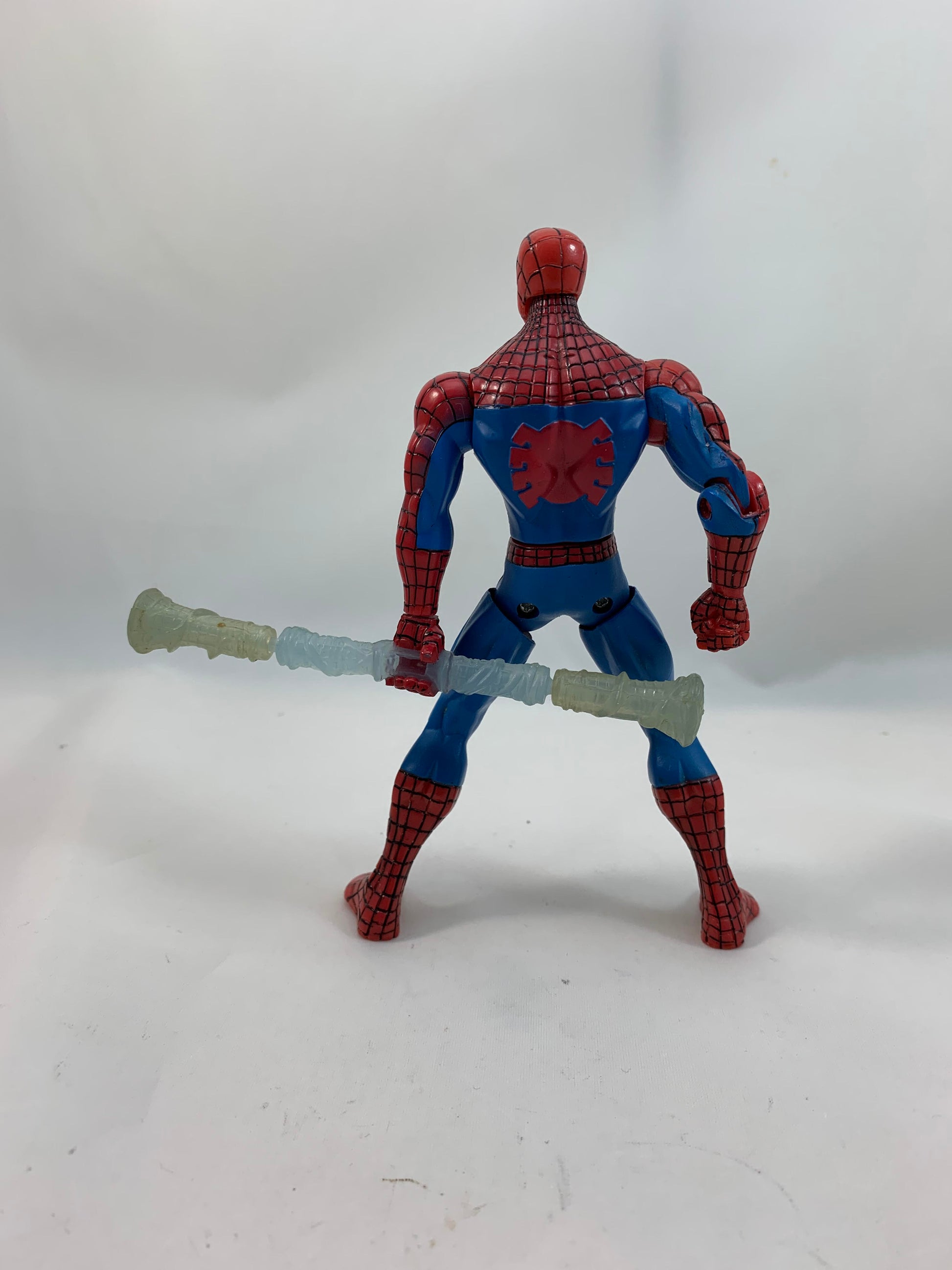 HASBRO MARVEL SPIDERMAN WEB BATTLERS 2010 with spinning weapon. - Loose