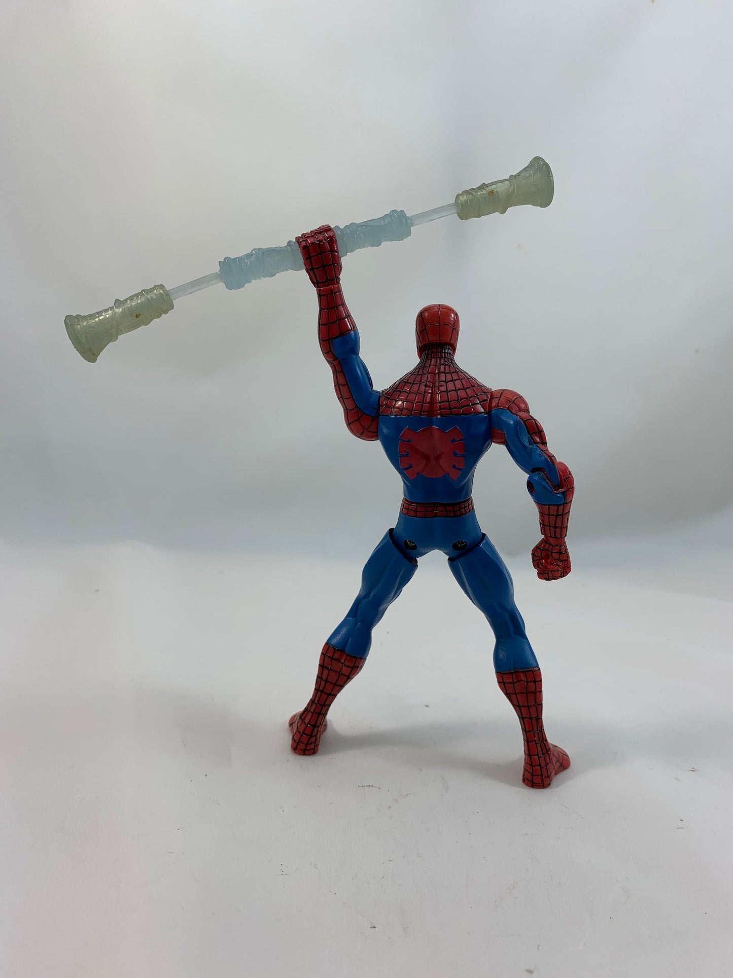 HASBRO MARVEL SPIDERMAN WEB BATTLERS 2010 with spinning weapon. - Loose