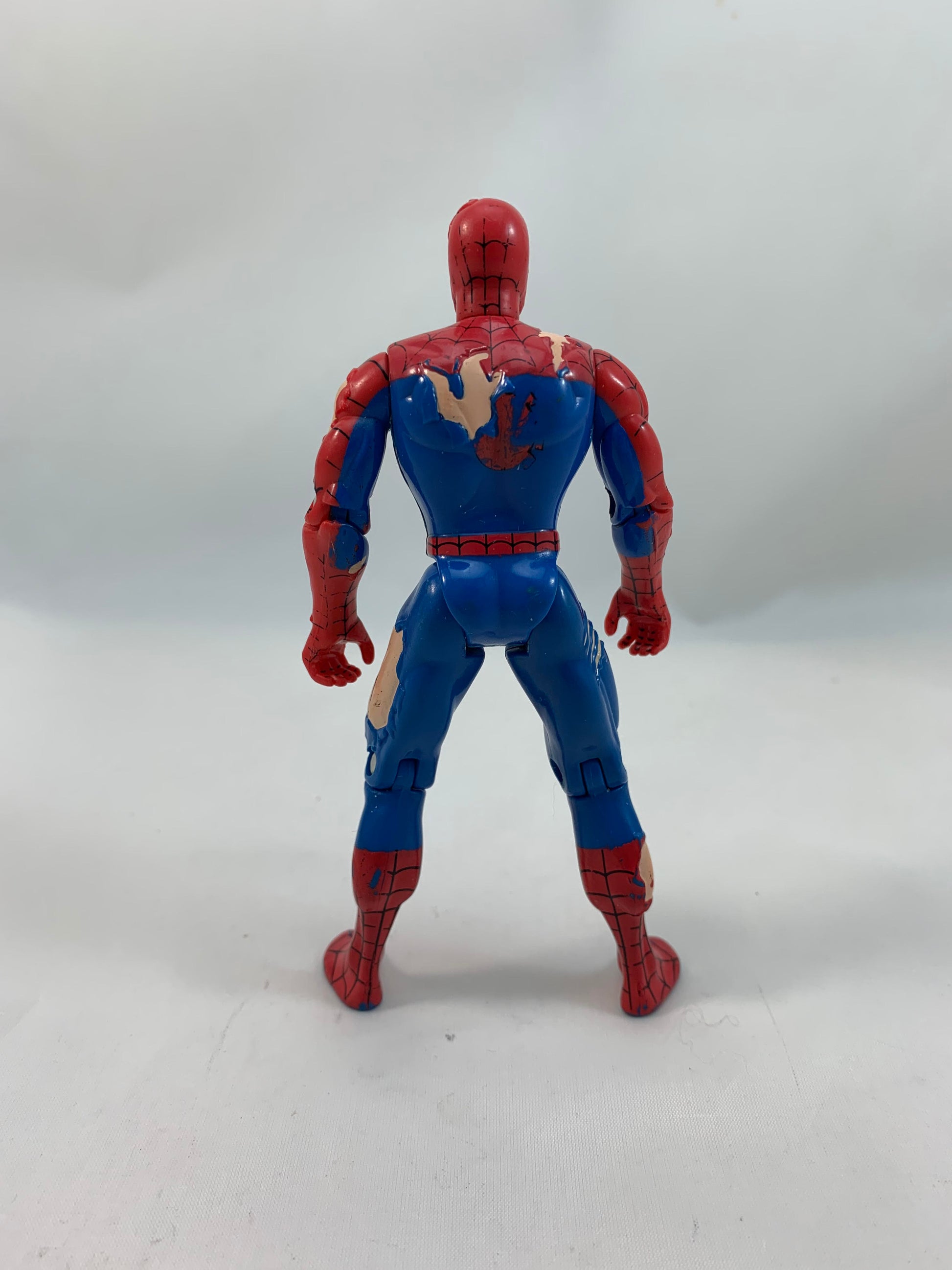 Vintage Toybiz Marvel Spider-Man 'Battle Torn Suit' 1995 - Loose