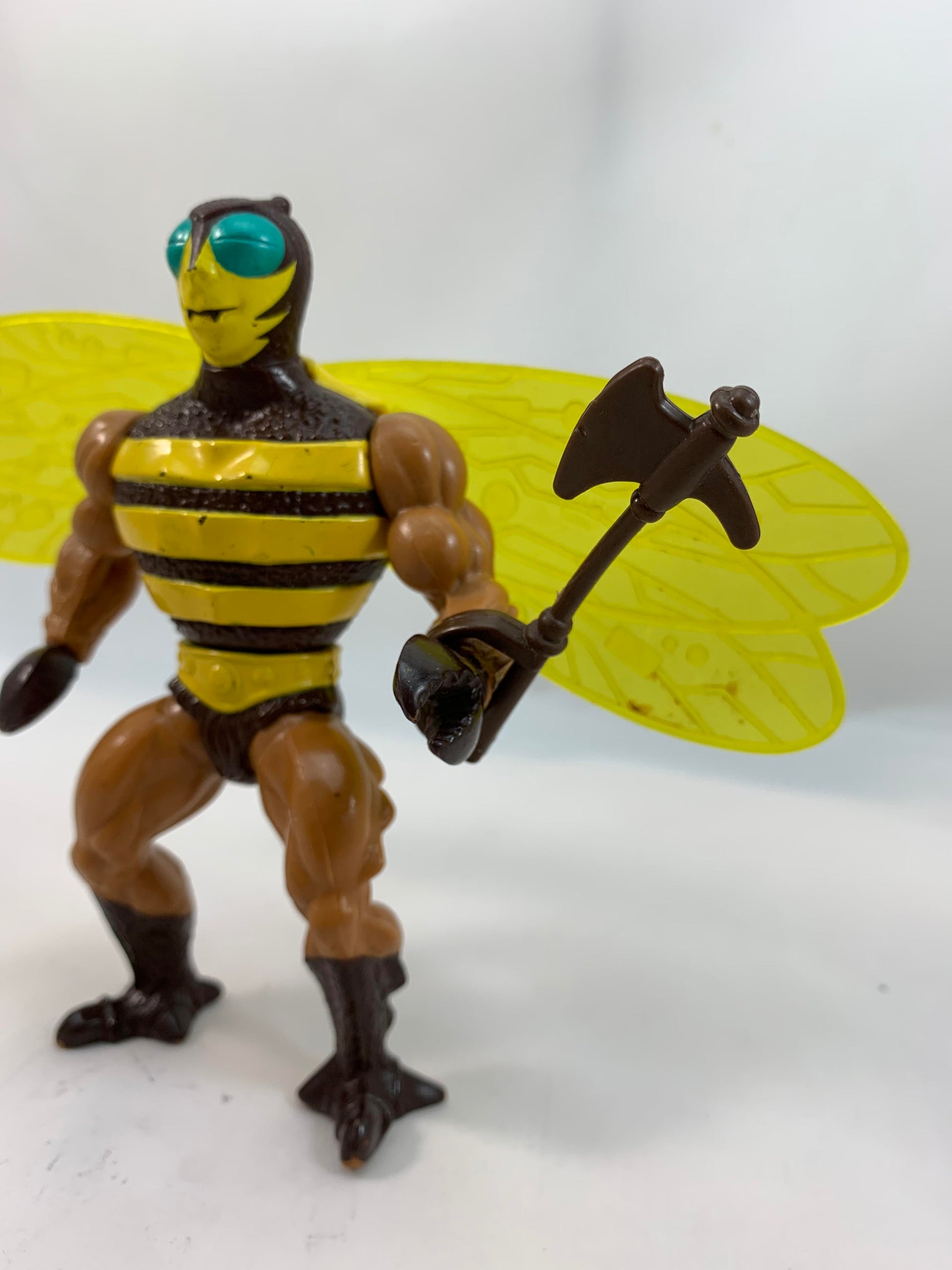 Mattel Vintage He Man Masters Of The Universe MOTU 'Buzz off' with axe Action Figure #796 - Loose