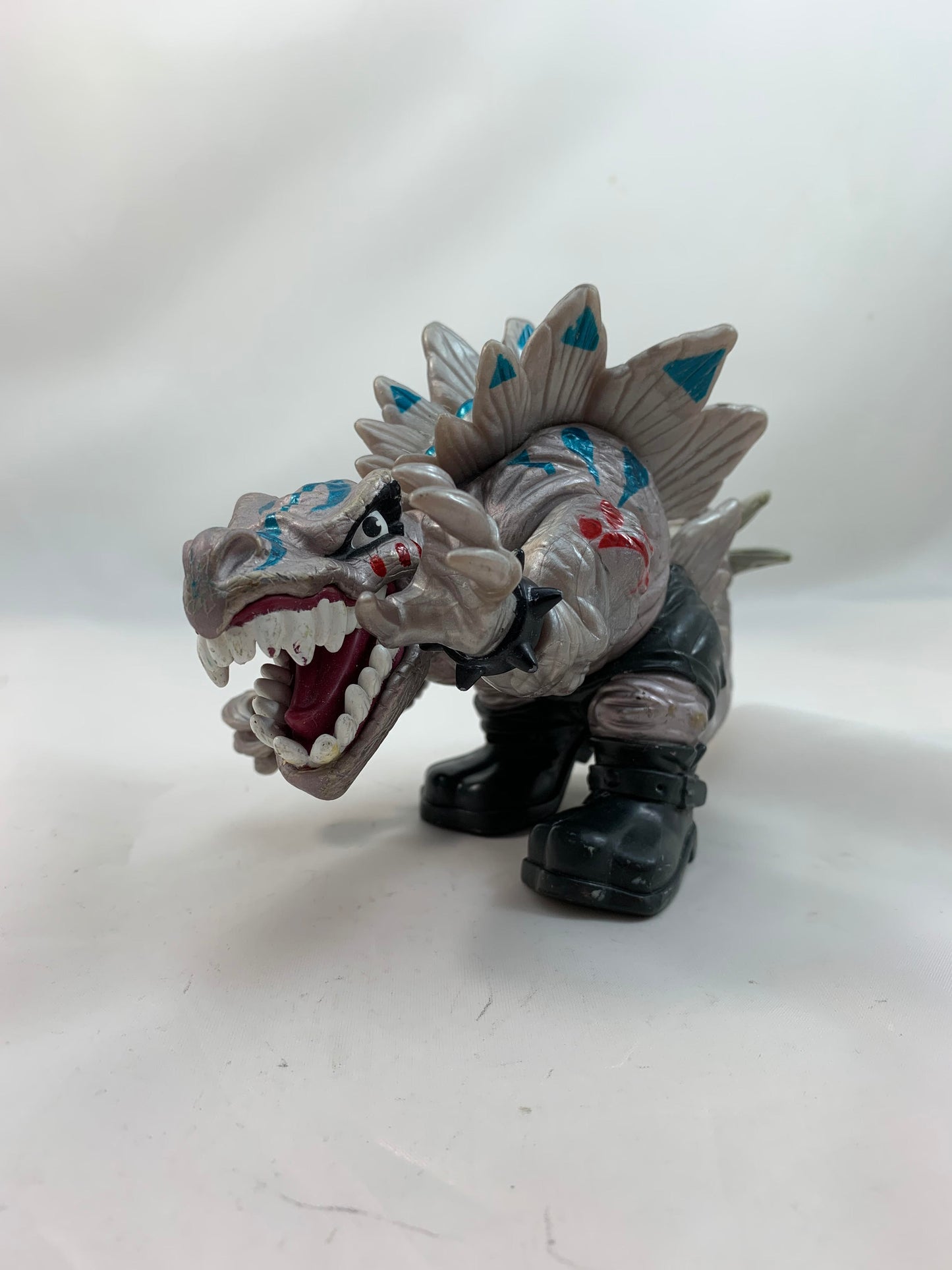 Mattel Vintage Street Sharks Extreme Dinosaurs Stegz with War Paint 1996 - Loose