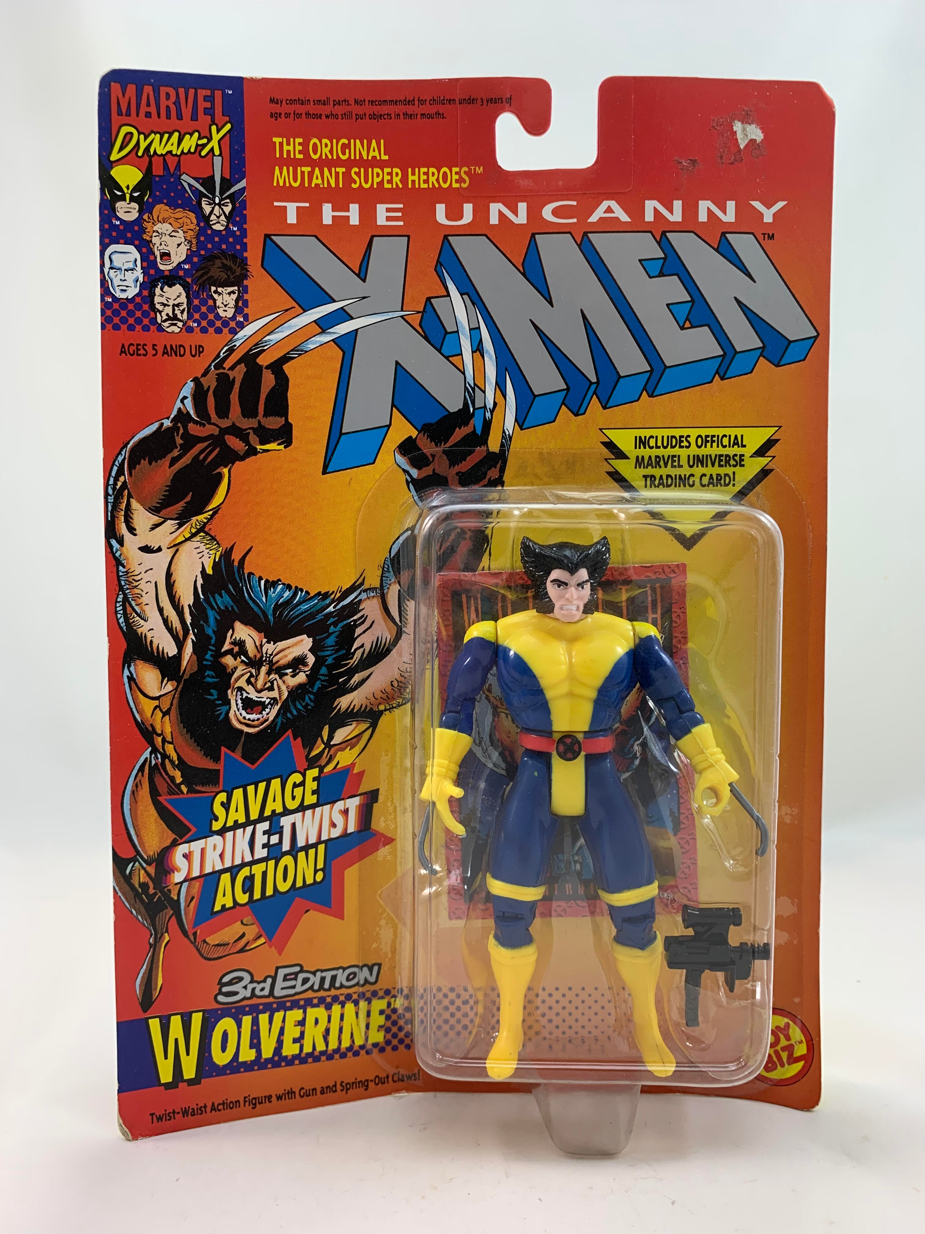 TOYBIZ Vintage Marvel XMEN THE UNCANNY WOLVERINE 3RD EDITION 1991
