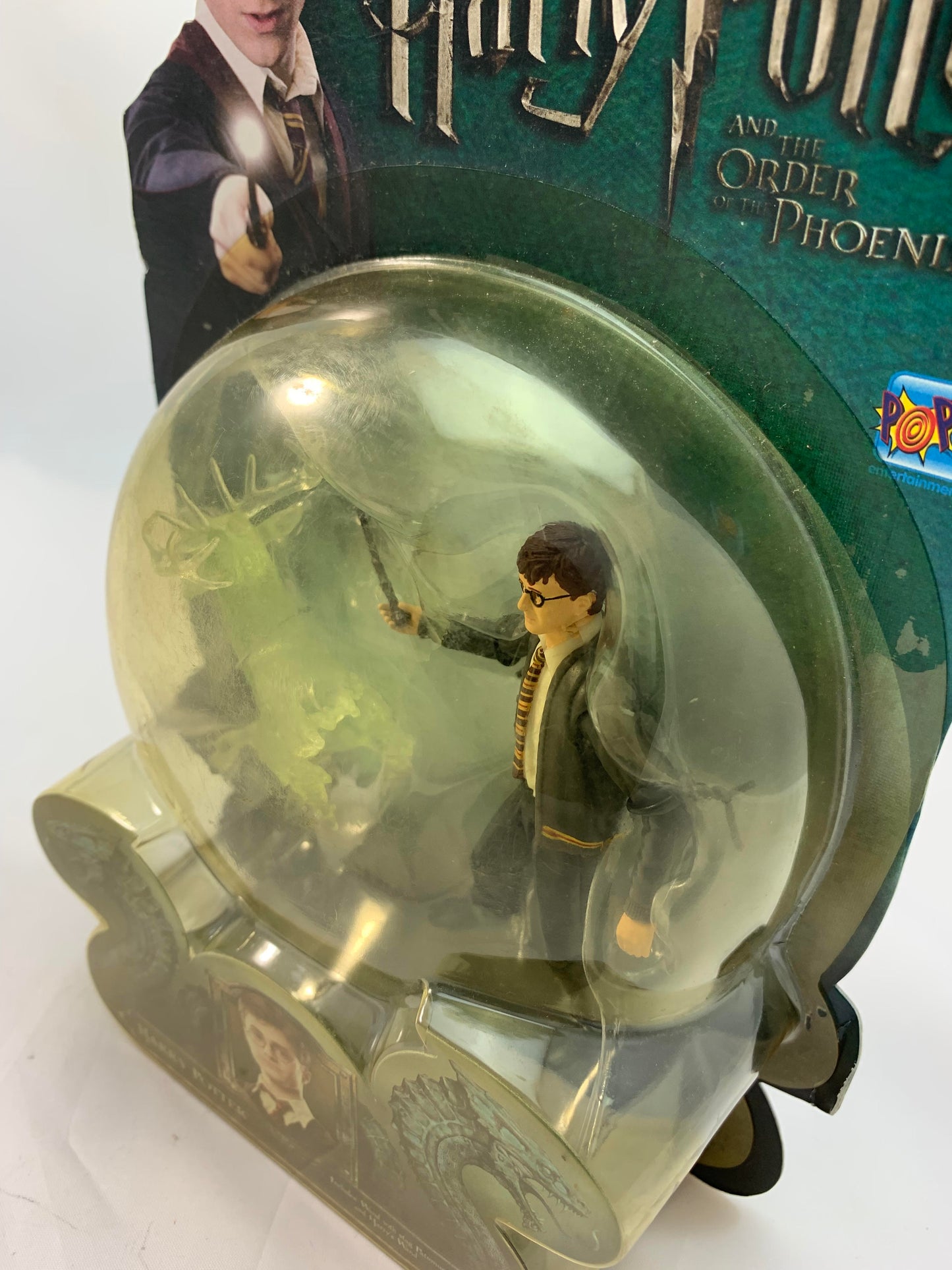 Popco Entertainment Harry Potter and the Order of the Phoenix Action Figure Harry with Stag Patronus and wand 2007 - MOC