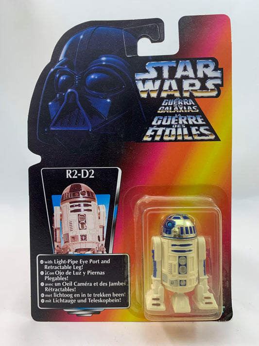 Kenner Hasbro Red Card Tri Logo Star Wars Power Of The Force 2 R2D2 1995 - MOC