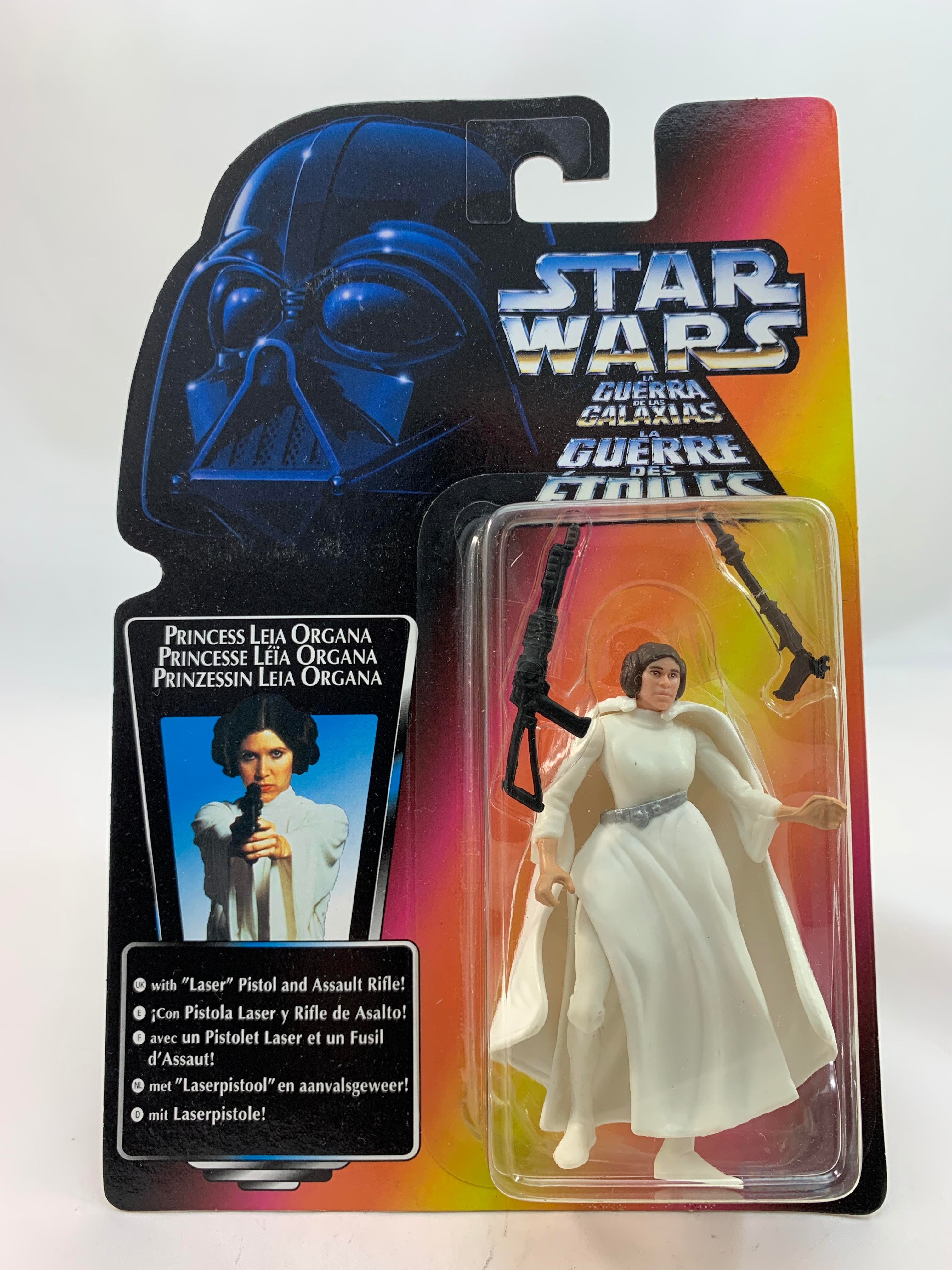 Kenner Hasbro Red Card Tri Logo Star Wars Power Of The Force 2 Princess  Leia Organa 1995