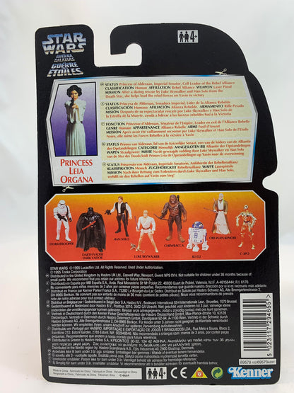 Kenner Hasbro Red Card Tri Logo Star Wars Power Of The Force 2 Princess Leia Organa 1995 - MOC