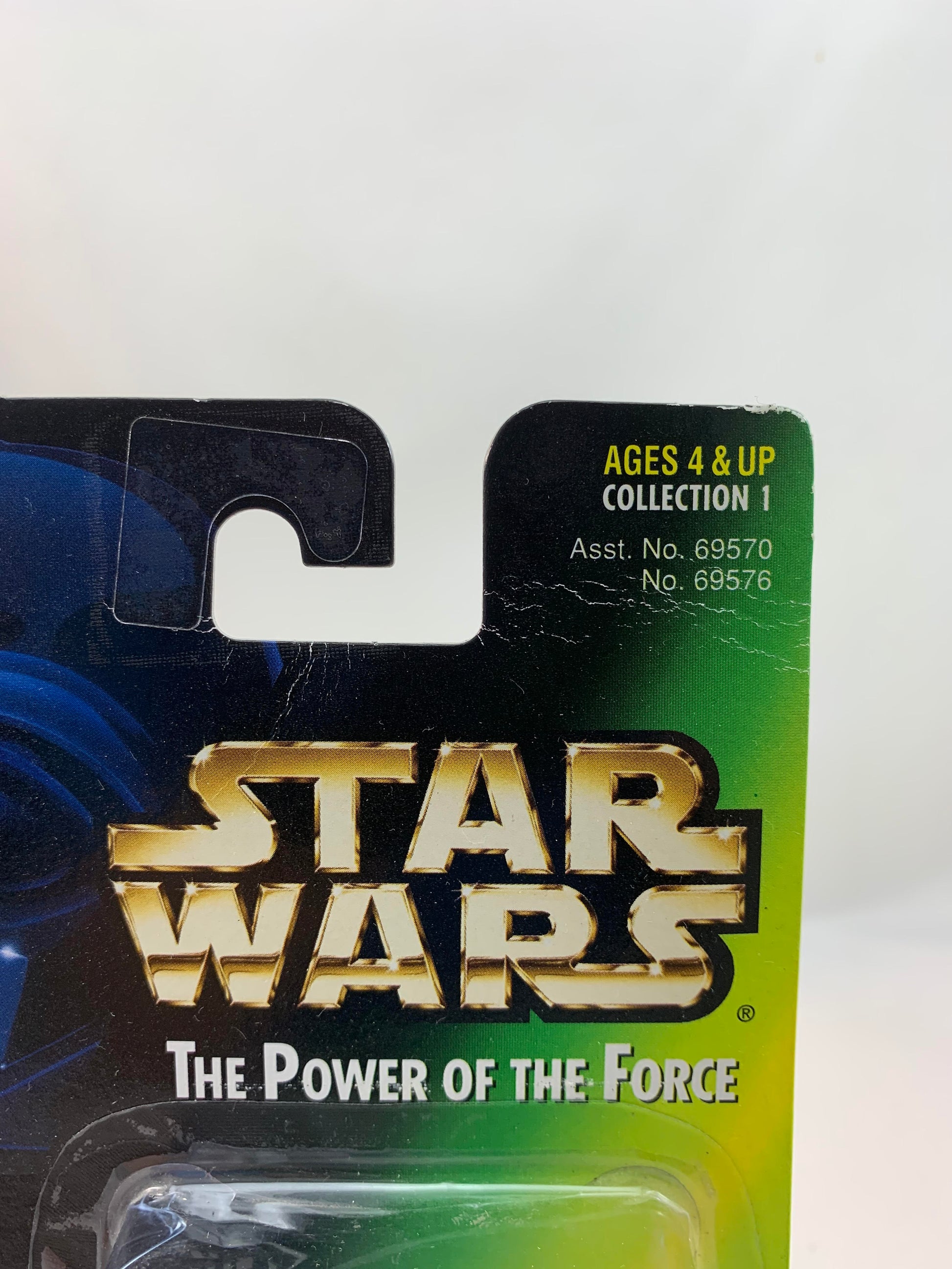 Kenner Hasbro Star Wars Power Of The Force 2 Green Card HOLOGRAM Ben (Obi Wan) Kenobi with Lightsaber and Removable Cape - MOC