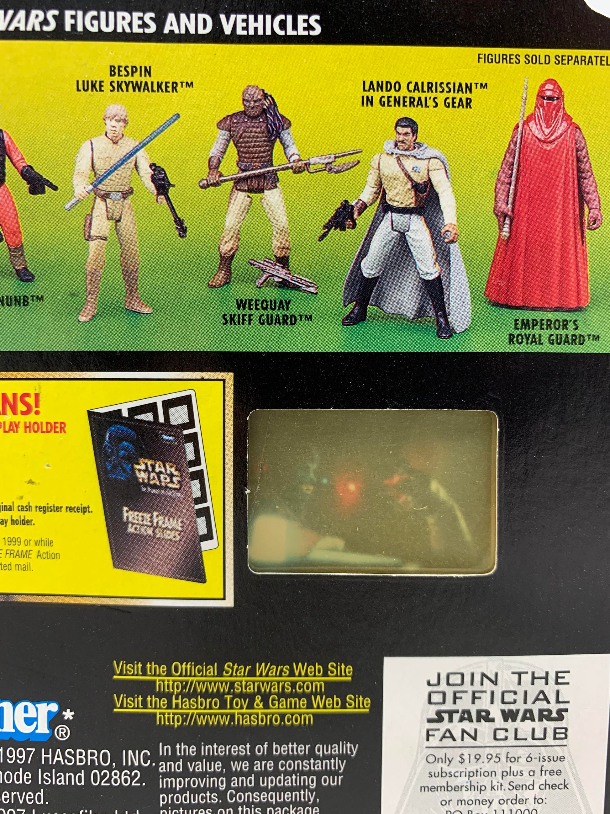 Kenner Star Wars POTF: Power of the Force Green Card 1998 Lak Sivrak Freeze Frame - MOC
