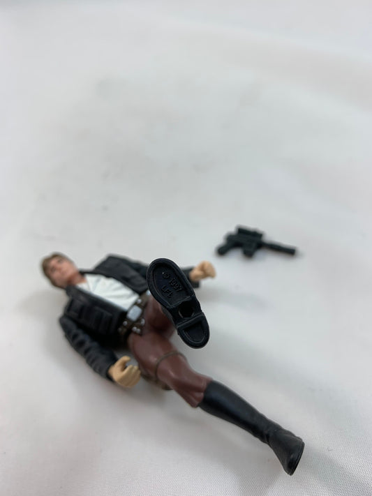 Kenner Star Wars POTF Power of the Force Geen Card Freeze Frame Han Solo Bespin Outfit with blaster 1997 - Loose