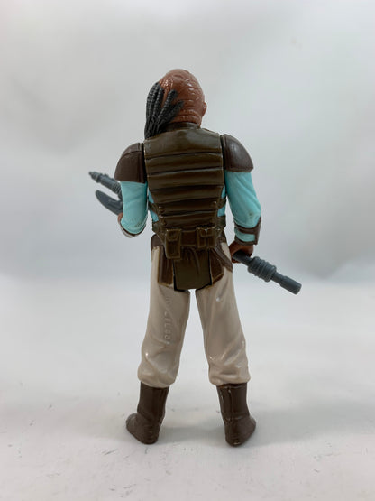 Kenner Vintage Star Wars ROTJ: Return of the Jedi Weequay figure with Original Skiff Guard ORIGINAL Vibro Axe - Loose