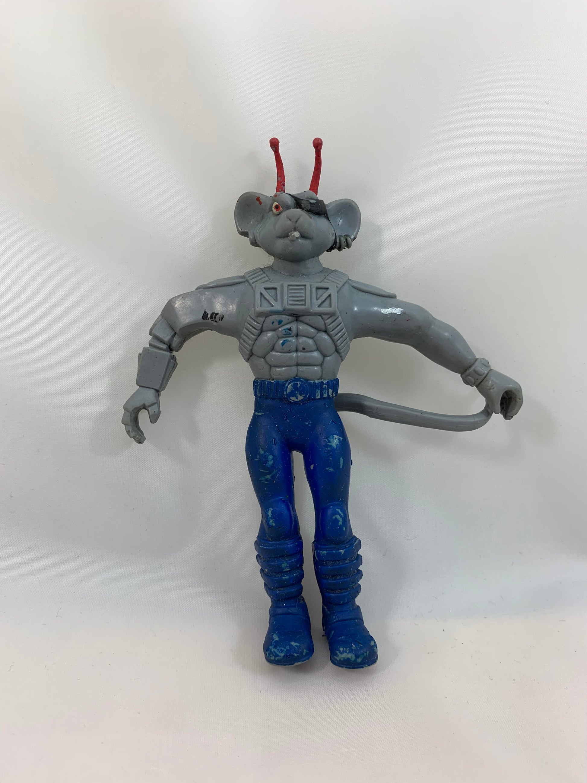 Galoob Biker Mice From Mars Modo (Unpainted) Super Bendables 1993 - Loose