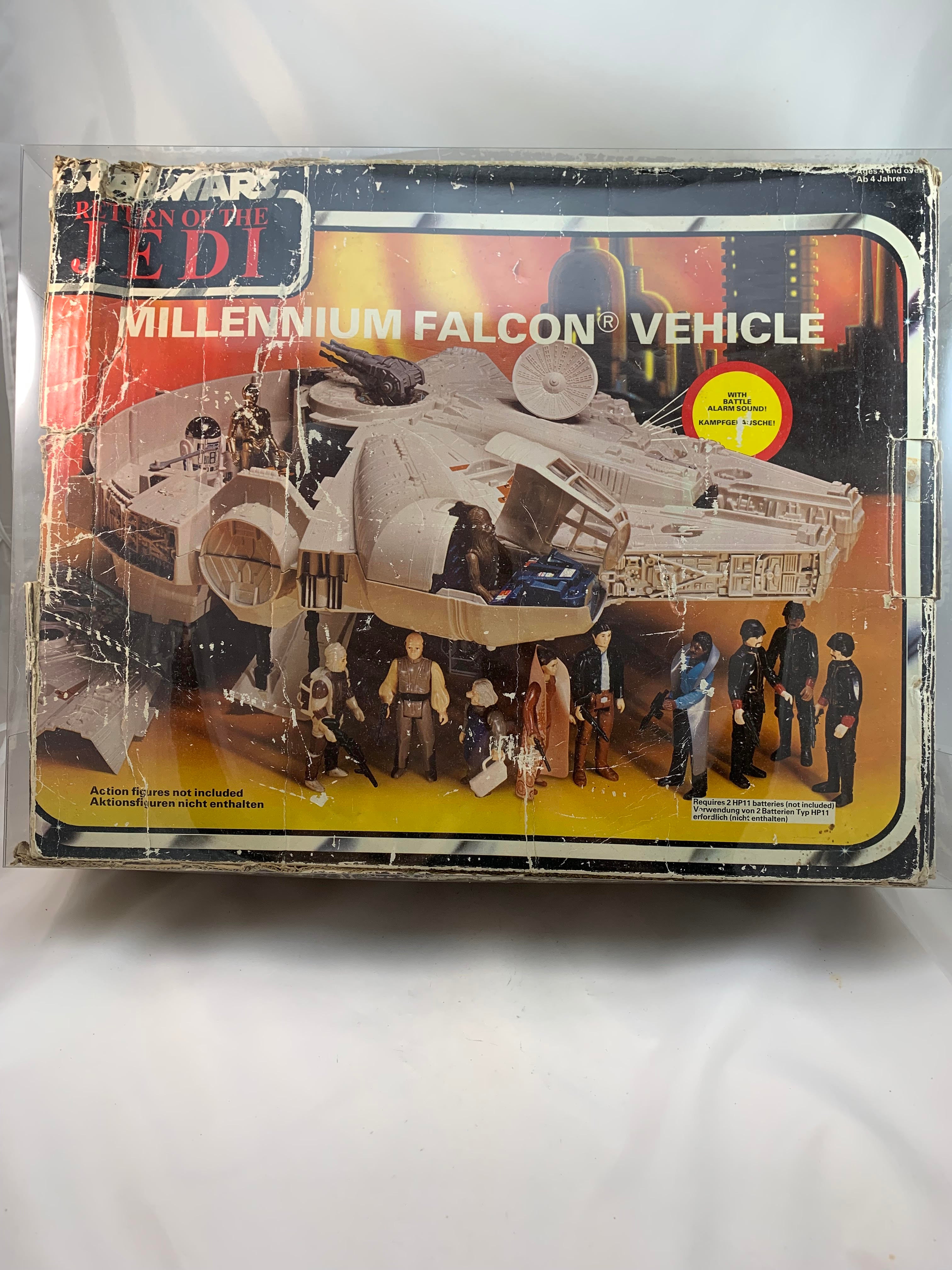 Kenner Vintage Star Wars Millenium Falcon with Box & Case COO LFL 